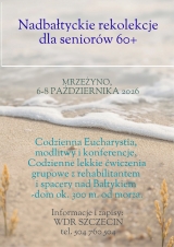 Nadbałtyckie rekolekcje dla seniorów 60+